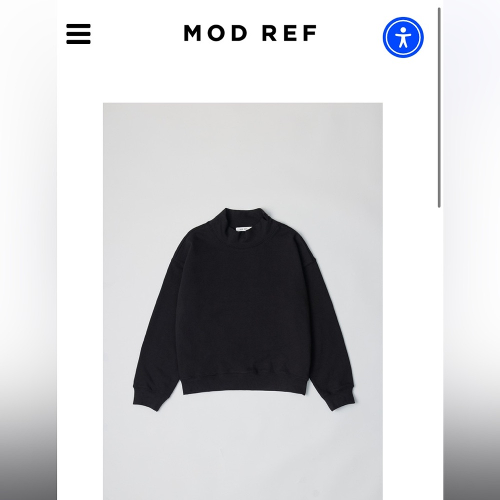 Mod Ref Trey Pullover Sweater Mock Neck Style